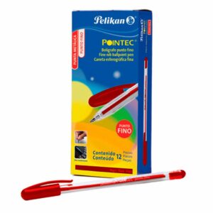 0001-0000089030-BOLIGRAFO-PELIKAN-POINTEC-ROJO-SUELTO