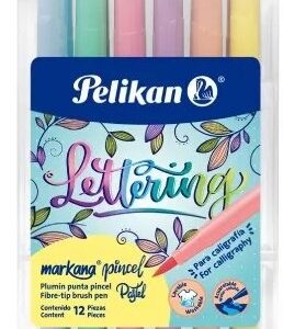 0074-0000008626-MARCADOR-PELIKAN-PINCEL-LETTERING-PASTEL-CANTIDAD-12