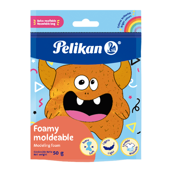 0090-0000019494-FOAMY-MOLDEABLE-PELIKAN-50-GR-NARANJA