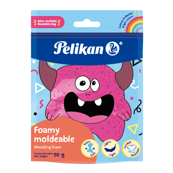 0090-0000019496-FOAMY-MOLDEABLE-PELIKAN-50-GR-ROSADO